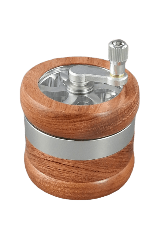 Holzkurbelgrinder GRN21044 Silber