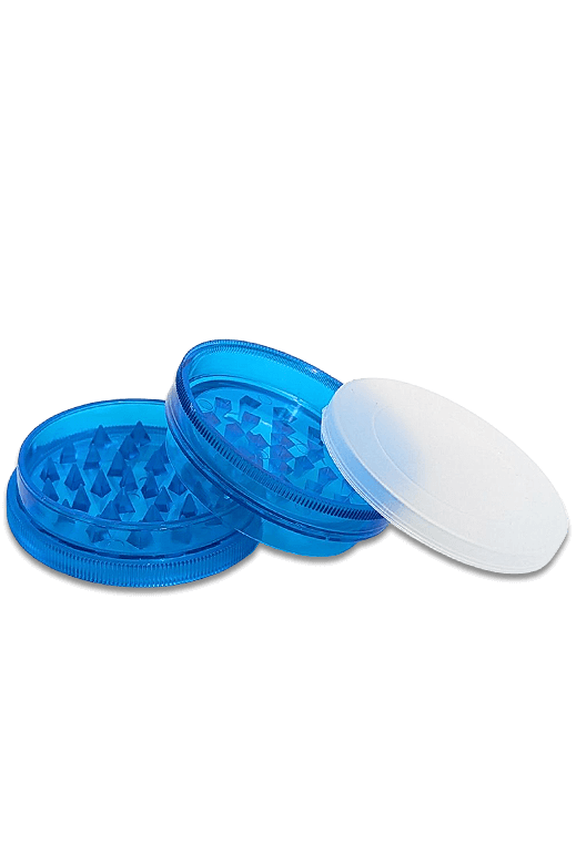 Plastik Grinder Blau