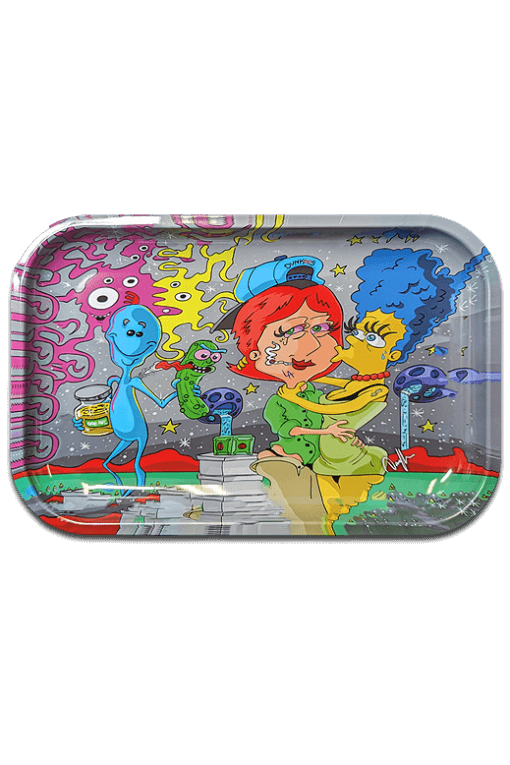 Rolling Tray gross Metall