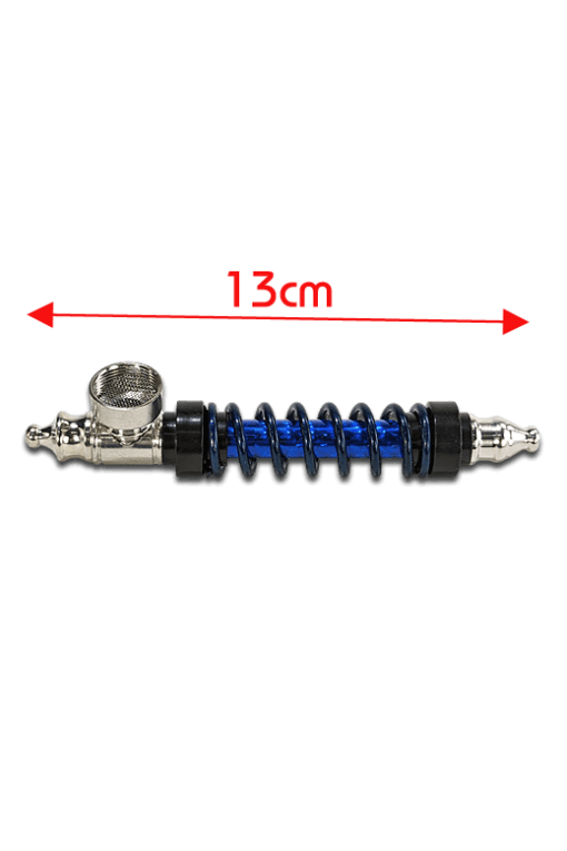 13cm Glitzer-Alupfeife mit Metallspirale - farblich sortiert [MSP12061]