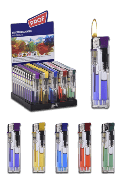 Prof Color Gas Electronic Lighters DL-50