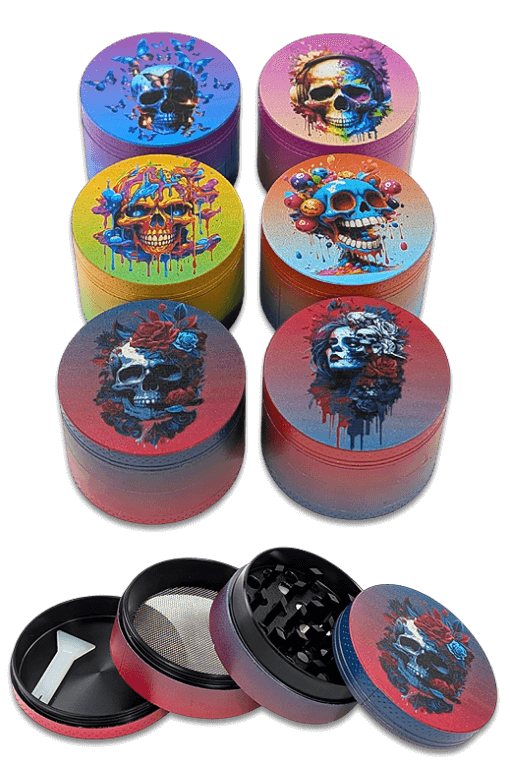 Grinder Rose Skull