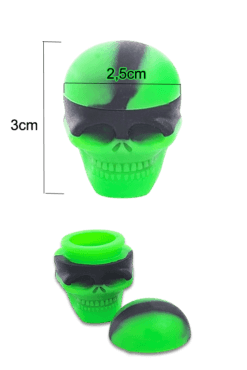 Silikonöldose Totenkopf