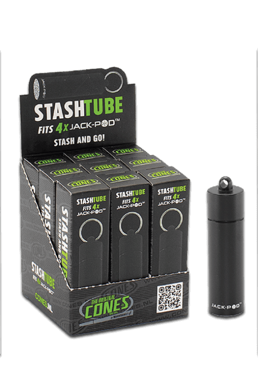 Aluminium-Stash-Tube-Black-Cones