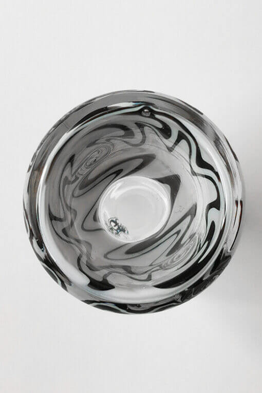 Black-White-Swirl-Kopf-fuer-Bong-innen