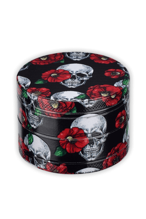 Champ-High-Skull-and-Roses-Grinder-rote-rosen